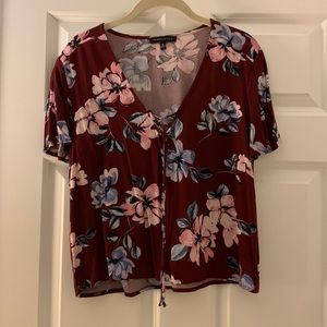 Kendall and Kylie PacSun Floral Top